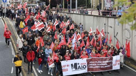 Imagen de archivo de una manifestaci�n del Primero de Mayo