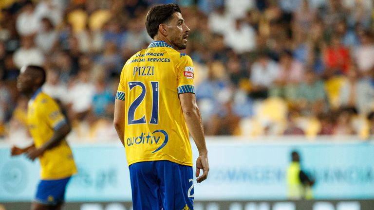 El exdeportivista Pizzi, actualmente en el Estoril.