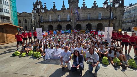 Recepci&oacute;n en Lugo a los 200 participantes de la Ruta Quetzal 2026