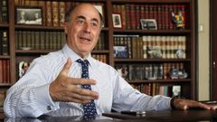 Alfonso Paz-Andrade, en el 2009,  durante una entrevista concedida a La Voz de Galicia 