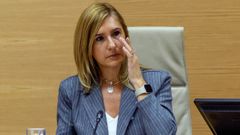 La exconsejera de Interior y Justicia de la Generalitat valenciana, Salom� Pradas, en la comisi�n del Congreso que investiga la gesti�n de la dana del 29 de octubre del 2024.