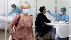 Imagen de las pruebas de coronavirus realizadas en Ordicia
