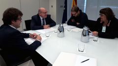 Aquilina Fueyo, con el secretario general Jos� Manuel Pingarr�n Carraz�n, y m�s portavoces del colectivo Unidigna