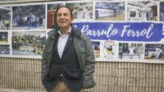 Julio Mart�nez, presidente del club de f�tbol sala ferrolano