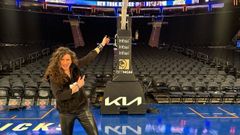 Rebeca Rods en el Madison Square Garden. 