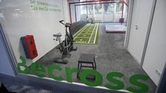 El centro deportivo municipal de Campolongo, en Pontevedra, que gestiona Be One
