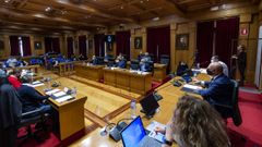 Pleno de este viernes en la Diputaci�n de Ourense.