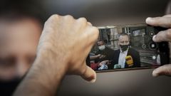 Rafael Villarino, portavoz del PSOE, es una comparecencia reciente