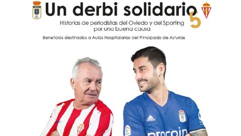 Victor Manuel y Melendi en la portada de la quinta edicin de Un derbi solidario