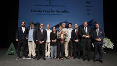 La familia Concha recibe en Siero el XVII Premio Familia Empresaria de Asturias