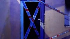 La vivienda fue precintada tras la intervenci�n de los bomberos