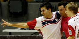 David Pazos destaca la calidad del Navarra, pr�ximo rival del Santiago Futsal.