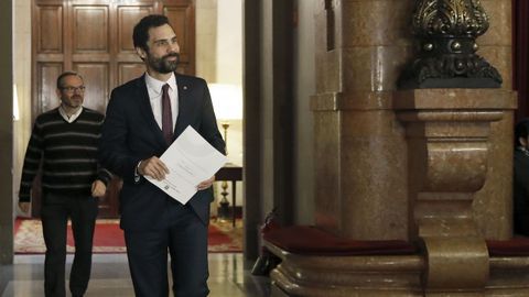 Reuni�n en el Parlamento catal�n