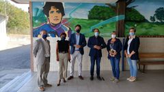 El delegado territorial de la Xunta, Javier Arias, visit� el centro junto con el alcalde de B�veda, Jos� Manuel Arias