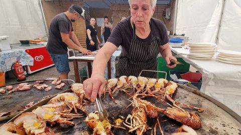 Festa da Langosta en A Guarda, en la pasada edición.