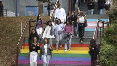 Estudiantes en el campus sur de la USC (foto de archivo)