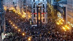 Manifestación en Vigo, en una imagen de archivo.