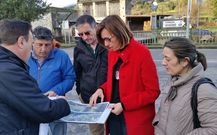 Raquel Arias visit� ayer Mondo�edo y habl� de las inversiones.