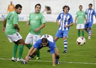 El Burela se impuso por 3-1 en el partido de ida.