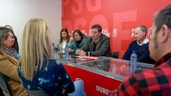 El diputado y candidato a la presidencia de la Xunta, Jos Ramn Besteiro,visit Ourense