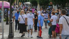 Calle peatonal de Boiro