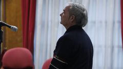El acusado, Jess L. G. durante el juicio celebrado en Ourense en diciembre del ao 2024
