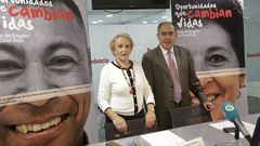 Cruz Roja. Carmen Colmeiro y Arturo Parrado en presentaci�n de resultados de empleo