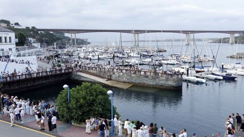 El Puente de los Santos une Galicia y Asturias