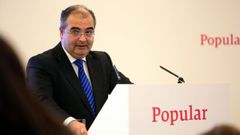 El expresidente del extinto Banco Popular, �ngel Ron, en el 2017