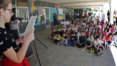 Los ni�os de Rianxo reivindican un futuro sin incendios, �mira las fotos!