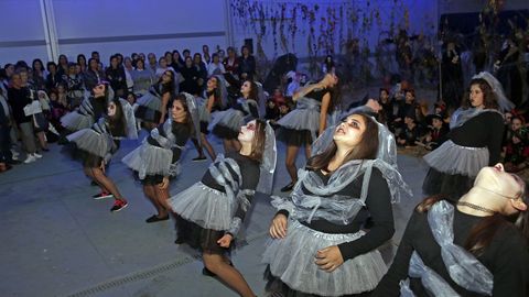 exposici�n de calabazas y baile de la asociacion Alfaia, FIESTA DE HALLOWEN 