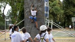 Foto de archivo de un campamento