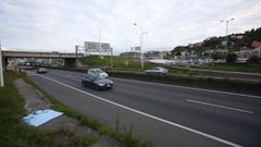 Avenida de Alfonso Molina, a la altura del hipermercado Alcampo, donde esta prevista la pasarela de Pedralonga