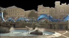 Recreación del futuro parque infantil de la plaza de Portugal.