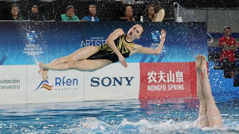 Campeonato del mundo de nataci�n sincronizada en Pontevedra