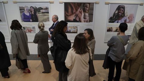 La muestra, este jueves en la sede de Afundaci�n de A Coru�a.