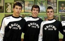 Juan, Antonio y Kevin ya entrenaron con el primer equipo hace unos meses.
