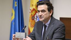El decano del Colegio Oficial de Graduados e Ingenieros T�cnicos de Minas y Energ�a del Principado de Asturias, Jos� Augusto Su�rez Garcia