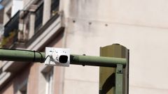 C�mara de videovigilancia en el centro de Burela, hay 15