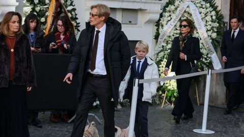 Naty Abascal y su hijo