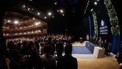 Vista general de la ceremonia de entrega de los Premios Princesa de Asturias, este viernes en el Teatro Campoamor de Oviedo