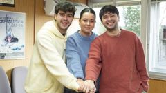 Pablo Castro, Ant�a V�zquez e Eloy V�zquez integran o tr�o Alana