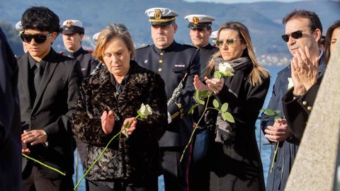 Acto de recuerdo por al cuarto aniversario del naufragio del Villa de Pitanxo