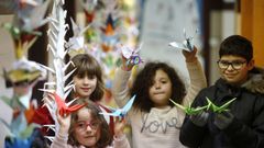 Mil grullas de papel�desde Vigo
