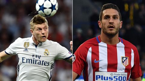 KROOS - KOKE. En estas circunstancias, me quedo con el atl�tico. 
Kroos est� poco ayudado por la organizaci�n de su equipo.