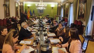 Concejales en el Pleno del Ayuntamiento de Oviedo