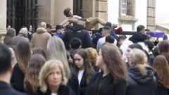 El Cristo, saliendo de la concatedral de San Juli�n
