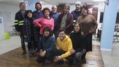 Colectivo Opa� Teatro nos ensaios da obra  De Marzo a Marzo 
