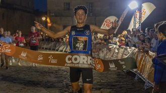 Pedro Liste, del Atletismo Nar�n, marc� el ritmo de principio a fin.