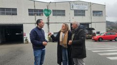 Los populares, en el parque central de Lavadores, donda el gobierno local proyecta una urbanizaci�n